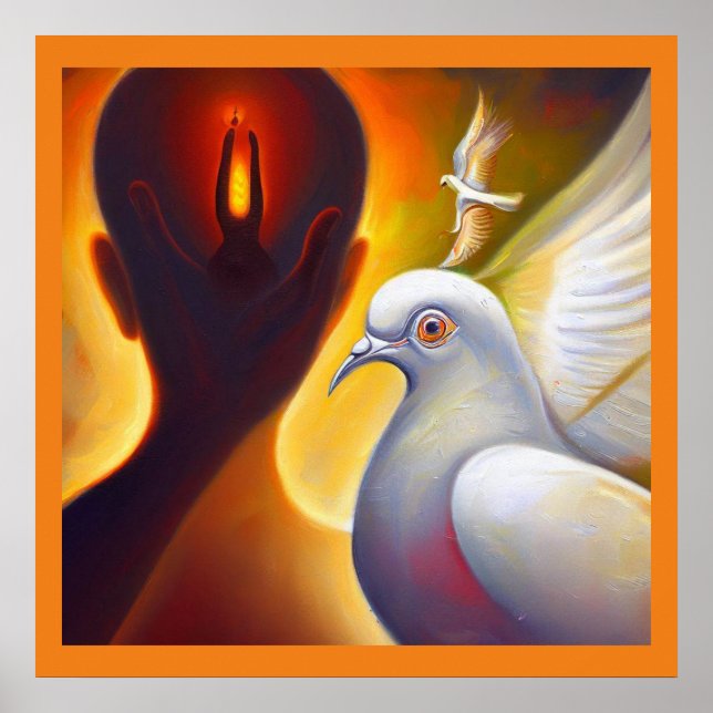 Poster Spirit Animal Dove 4 (Frente)