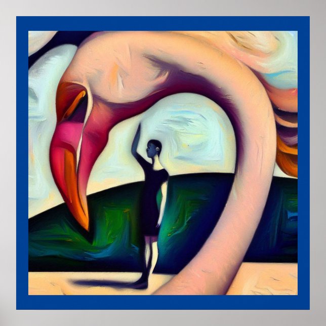Poster Spirit Animal Flamingo 3 (Frente)