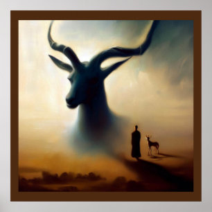 Poster Spirit Animal Gazelle