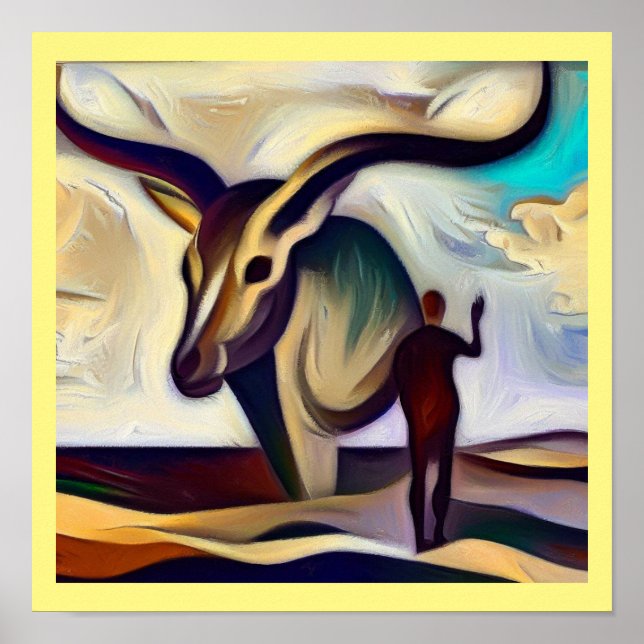 Poster Spirit Animal Gazelle 3 (Frente)