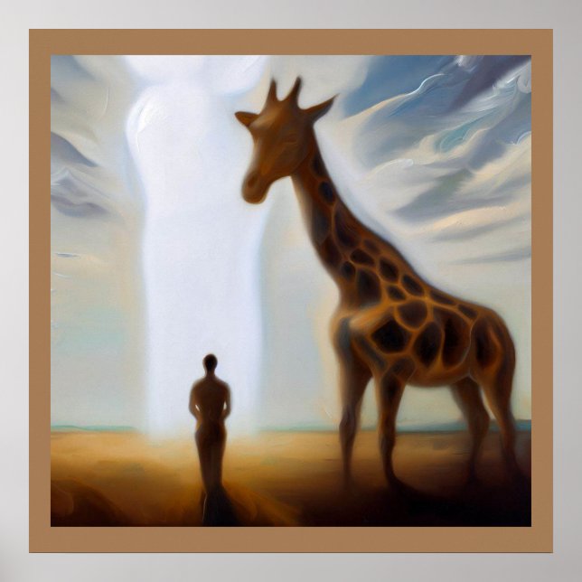 Poster Spirit Animal Giraffe 2 (Frente)