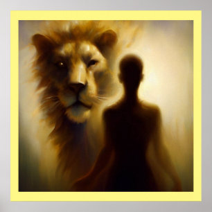 Poster Spirit Animal Lion 2