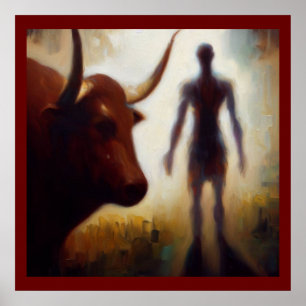 Poster Spirit Animal Ox 1