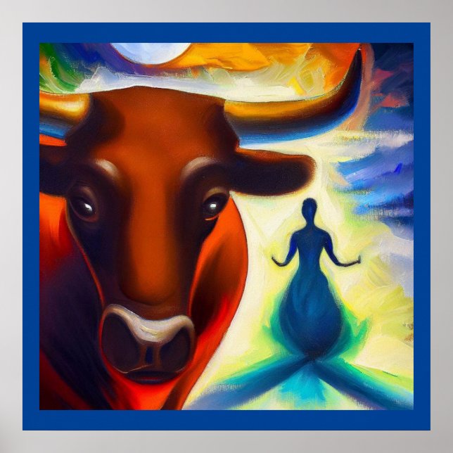 Poster Spirit Animal Ox 4 (Frente)