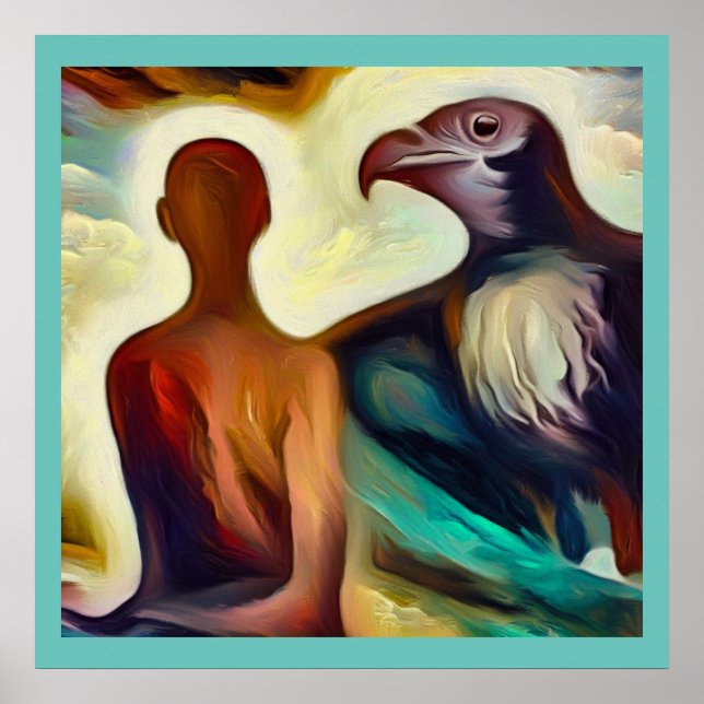 Poster Spirit Animal Vulture 2 (Frente)