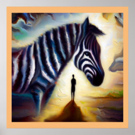 Poster Spirit Animal Zebra 1