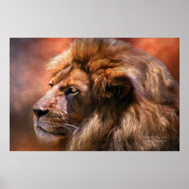 Poster Spirit Of The Lion Art Poster/Print (Frente)