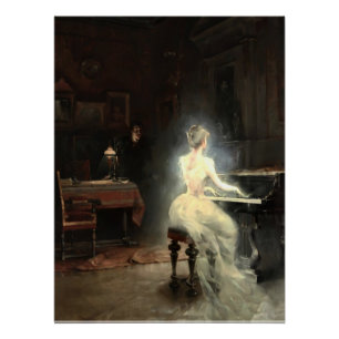 Pôster Spirit por George Roux 1885 Poster Brilhante