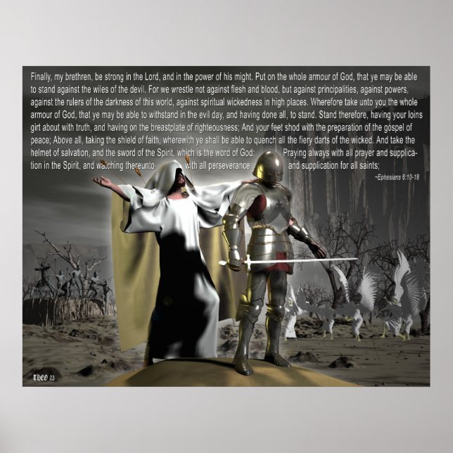 Poster Spiritual Battles (Frente)