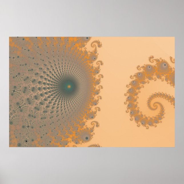 Poster Spirole Dourado do médio (Frente)