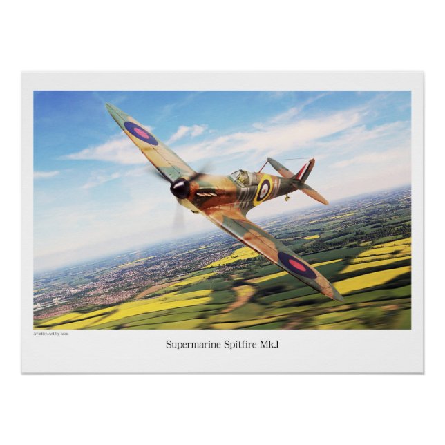 Pôster Spitfire (Frente)