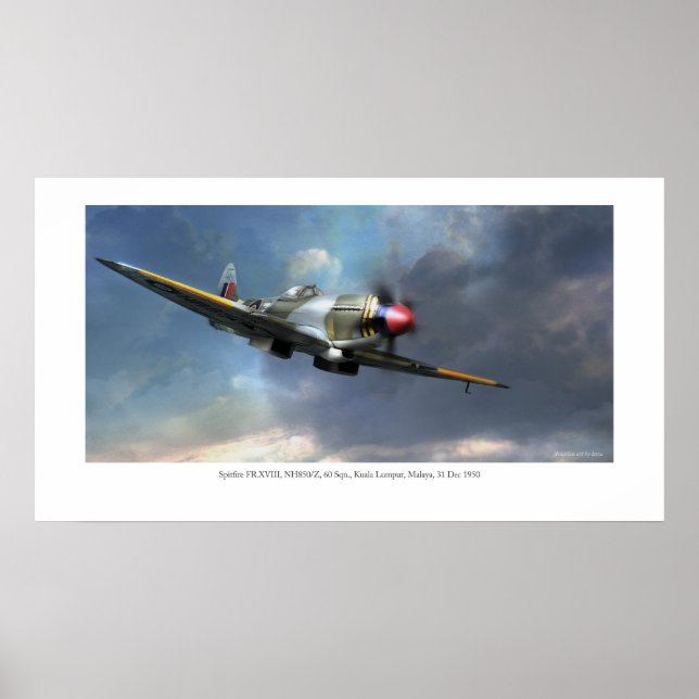 Poster Spitfire FR.XVIII (Frente)