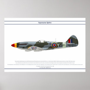 Pôster Spitfire GB 28 Sqn 1