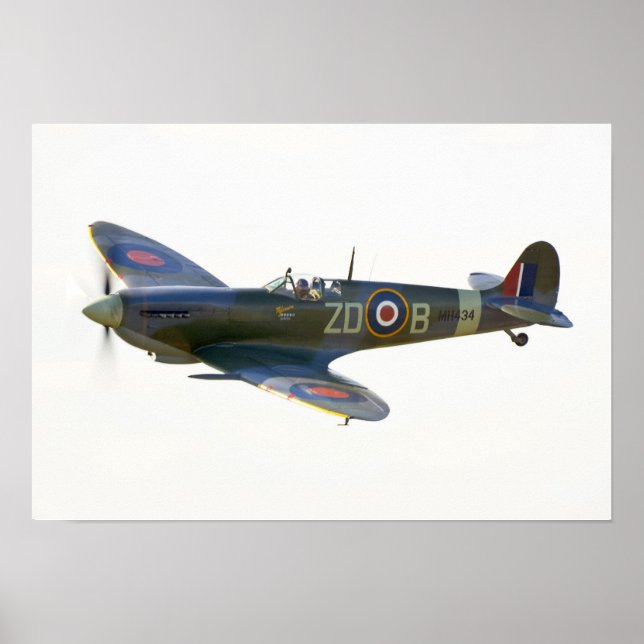 Poster Spitfire MH-434 (Frente)