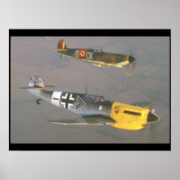 Spitfire (top) e Messerschmitt_Militar