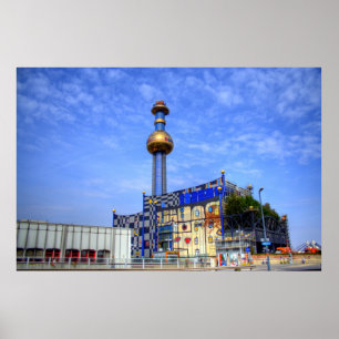 Poster Spittelau, Vienna Austria