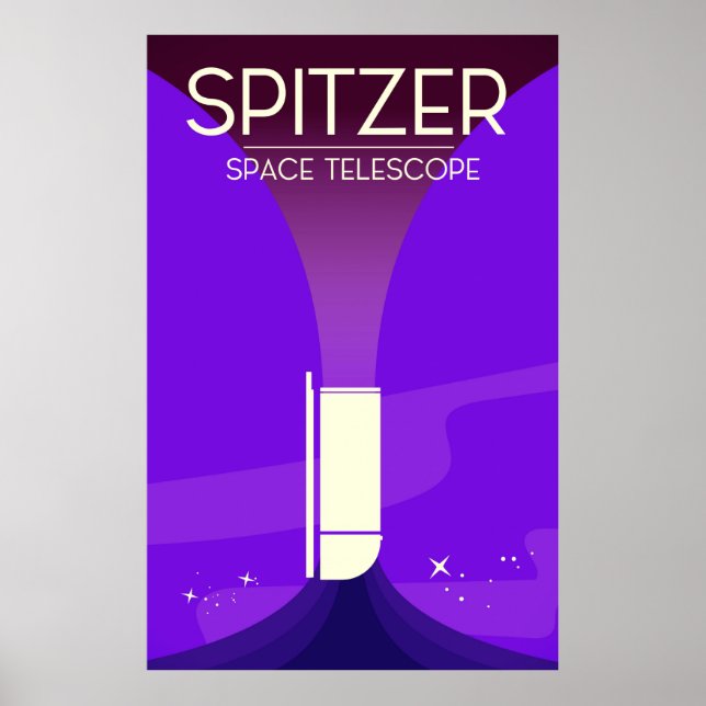 Poster Spitzer Space Telescope (Frente)