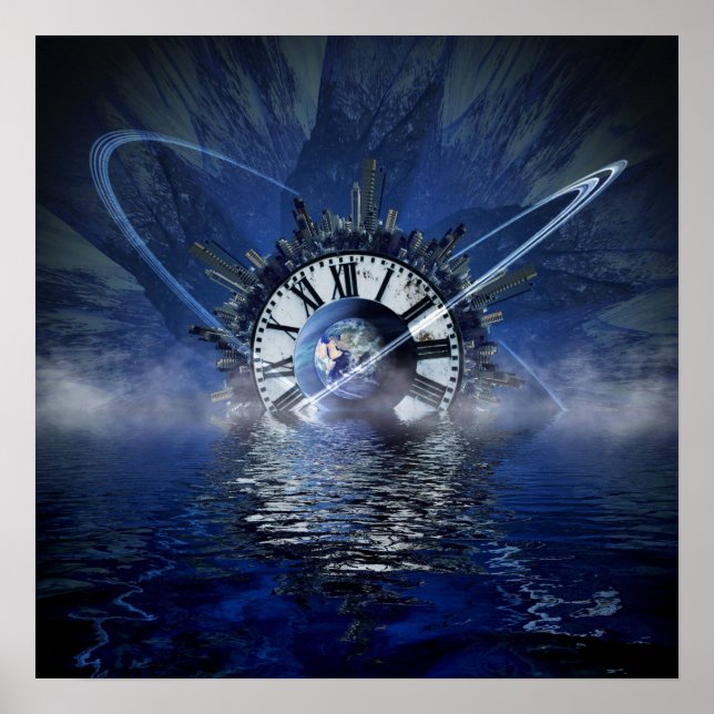 Poster Splash de Tempo do SciFi (Frente)