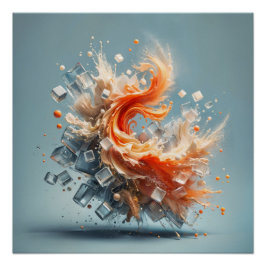 Pôster Splash Tropical