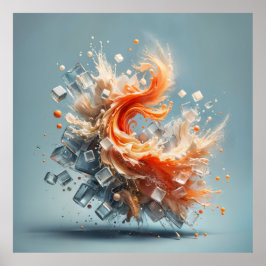 Poster Splash Tropical