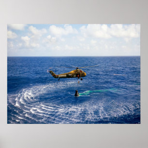 Poster Splashdown e recuperação do Freedom 7