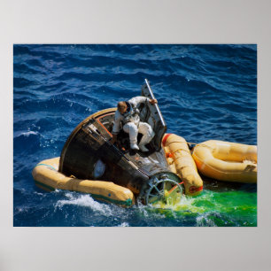 Pôster Splashdown e recuperação do Gemini 11