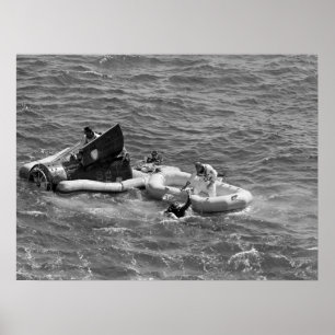Pôster Splashdown e recuperação do Gemini 11