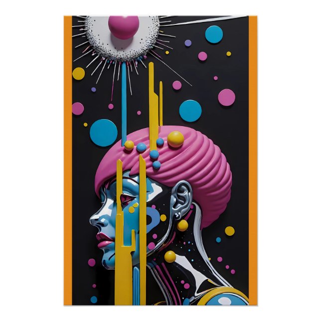 Pôster Splicing to Future - Ken Gage Art (Frente)