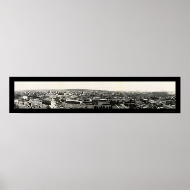 Poster Spokane Washington Photo 1908 (Frente)