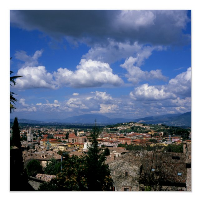 Pôster Spoleto Úmbria Itália (Frente)