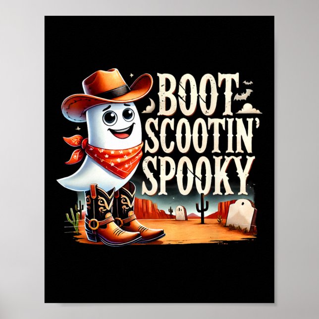 Poster Spookeen Ghost Cowboy Fantasma Ocidental (Frente)