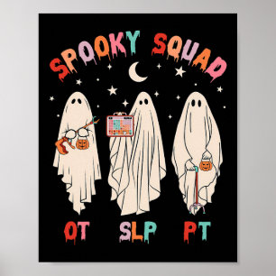 Poster Spooky Esquadrão Para A Terapêutica Ocupacional Do
