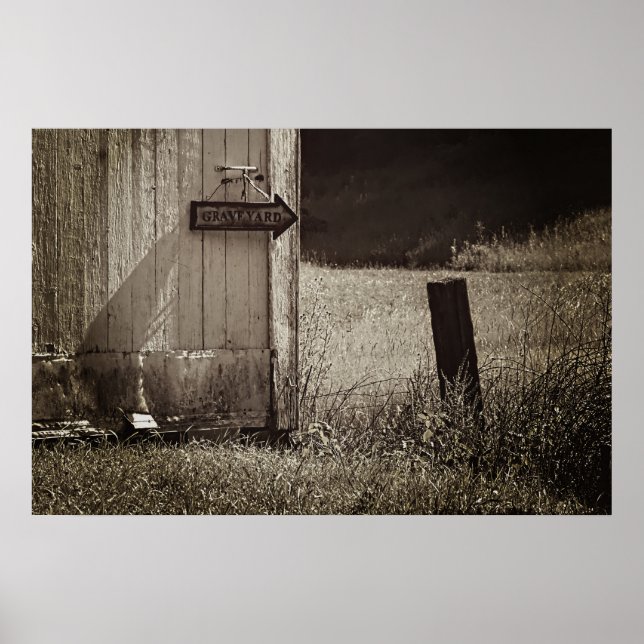 Poster Spooky Graveyard (Frente)