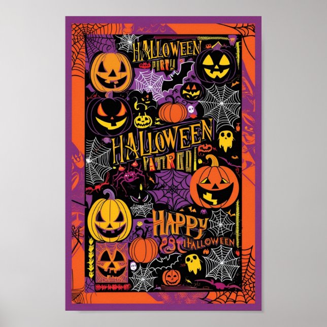 Poster Spooky Halloween (Frente)