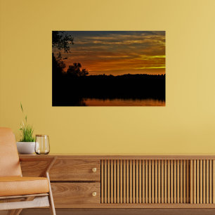 Poster Spooky Halloween Harvest Sunset