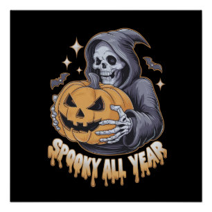 PÔSTER SPOOKY O ANO TODO
