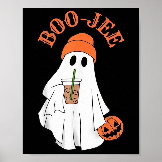 Poster Spooky Season Cute Boujee Ghost Halloween Costume (Frente)