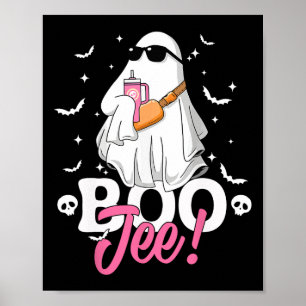 Poster Spooky Season Cute Ghost Halloween Costume Boujee
