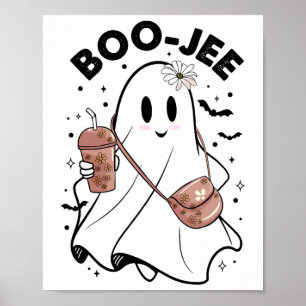 Poster Spooky Season Cute Ghost Halloween Costume Boujee