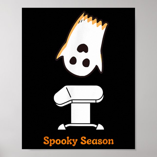 Poster Spooky Season Halloween Cute Gymnast Vault G (Frente)