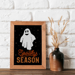 Poster Spooky Season Halloween Ghost