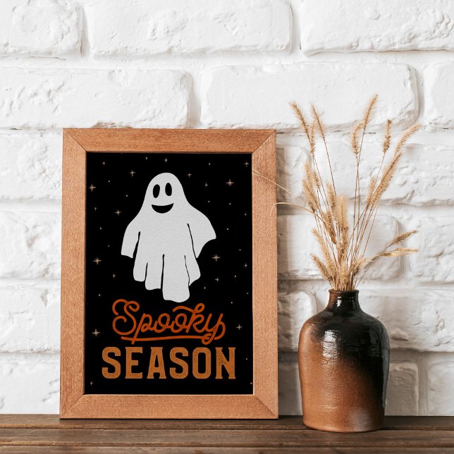 Poster Spooky Season Halloween Ghost (Criador carregado)