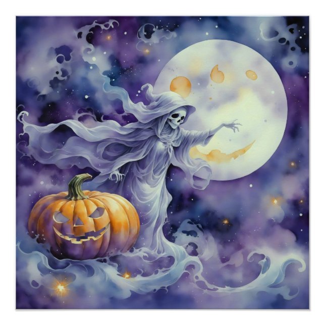 Pôster Spooky Serenade: A Abóbora e o Fantasma (Frente)