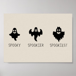Poster Spooky Spookier Spookiest