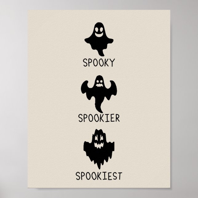 Poster Spooky spookier spookiest (Frente)