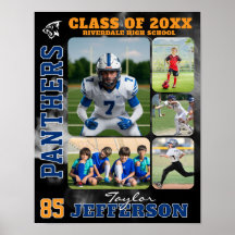 Sports Team High School Senior Picture Collage