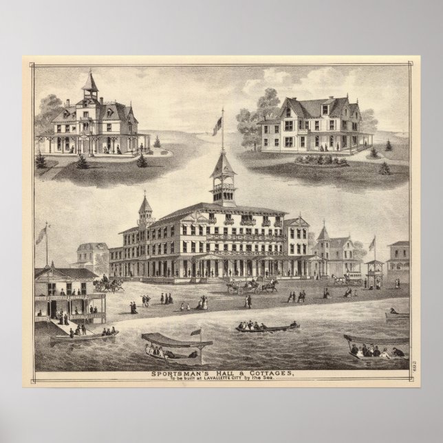 Poster Sportsman's Hall & Cottages (Frente)