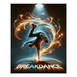 Pôster "Spotlight Groove" - dançando em destaque!