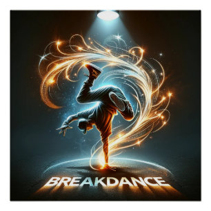 Pôster "Spotlight Groove" - dançando em destaque!