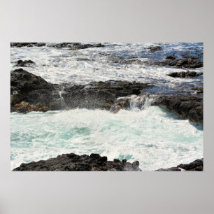 Pôster Spouting Horn Kauai, Havaí